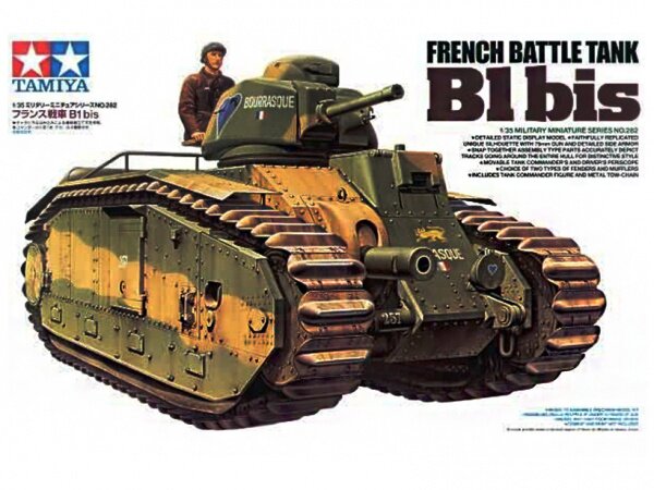 модель Французский тяжелый танк B1 bis с 75 мм. пушкой (1:35)